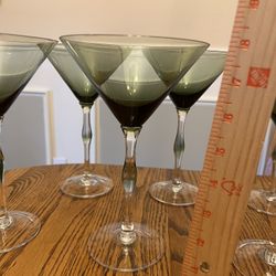 Set Of 6 Martini Glasses