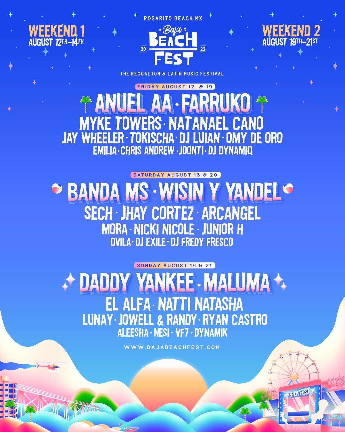 Baja Beach Fest Weeken 2 Ticket