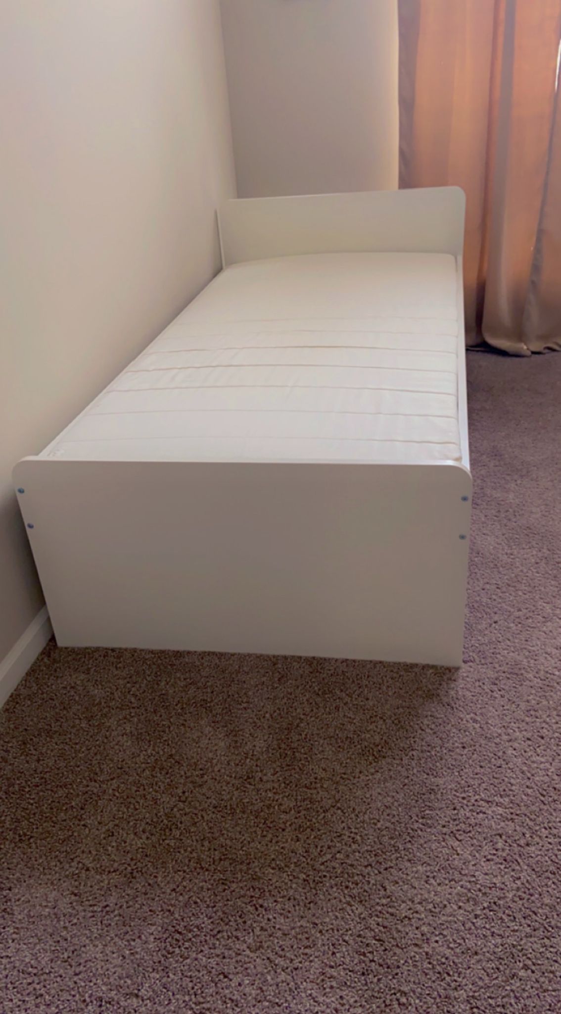 Twin Foam Mattress With IKEA Bed Frame