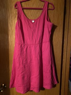 Pink summer dress
