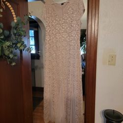 Pink Lace Dress Size 2x $20