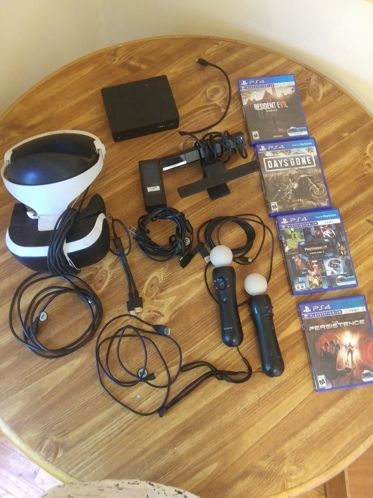 Complete setup PlayStation VR with games