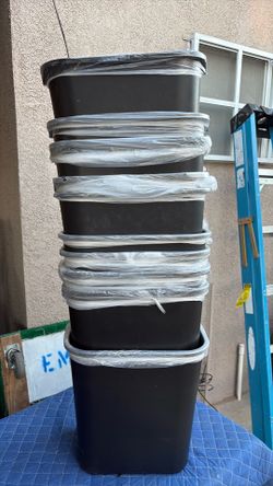 10 office garbage cans