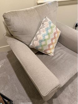 Free chair and ottoman