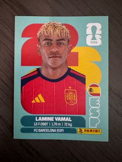 Panini fifa World Cup 2026 Lamine Yamal Sticker