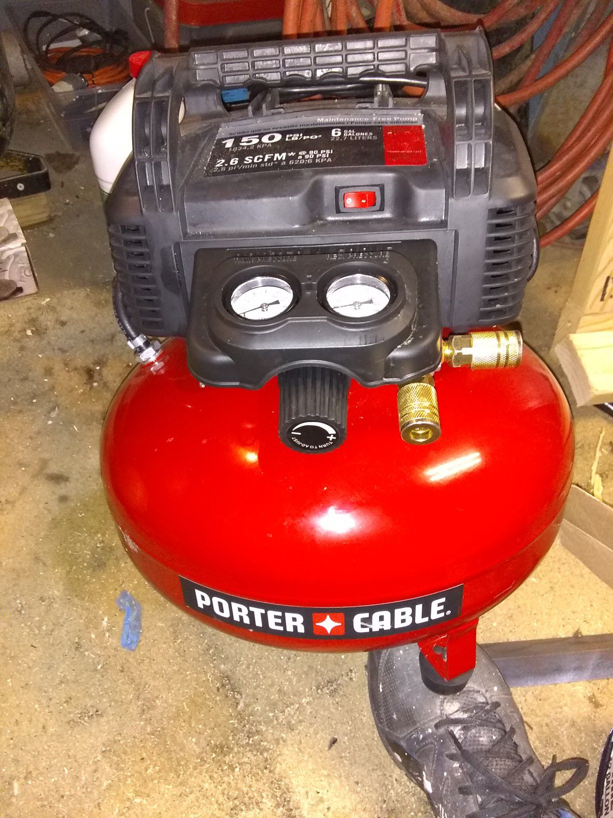 Porter Cable pancake air compressor