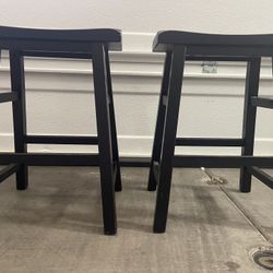 Saddle Bar Stools (set of 2)