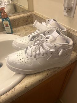 Nike Air Force 1 Mid White Sneakers