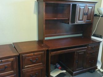5 piece Cherrywood home office setup was $2,000 new