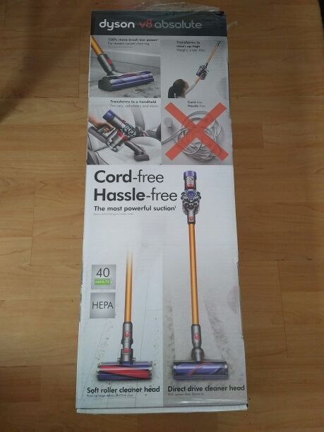 Dyson V8 Absolute Vacuum Cleaner! Unopened! Brand New In Box!