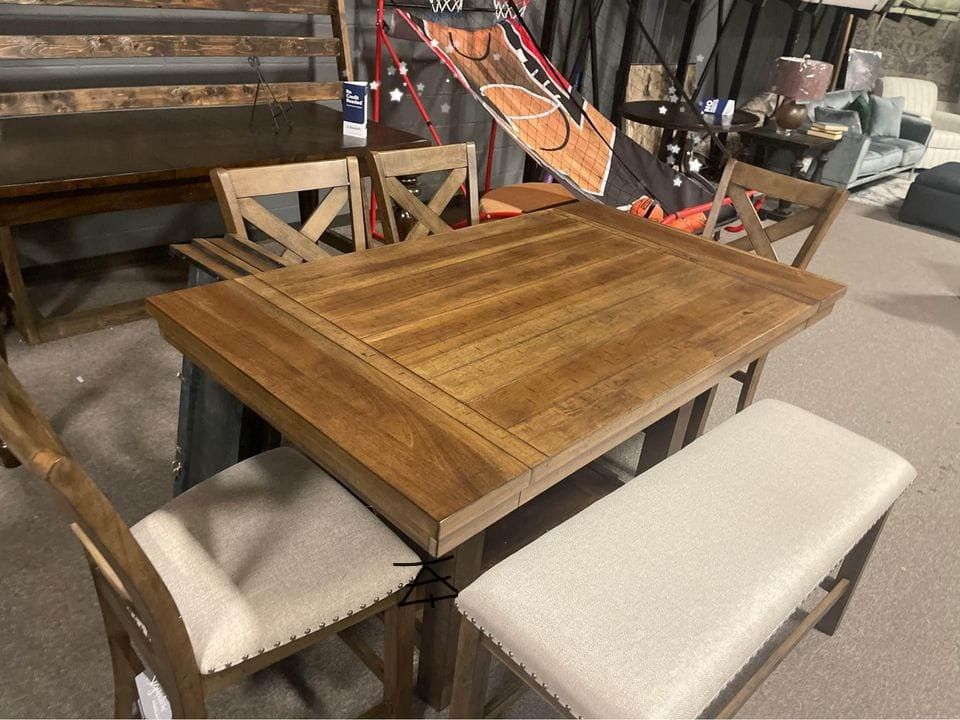 Moriville Grayish Brown Counter Height Dining Extension Table
Ashley Furniture