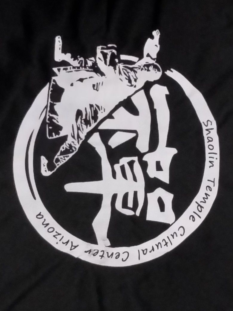 Shaolin Temple Cultural Center Arizona Shirt Size Junior XXL Or Men's Medium