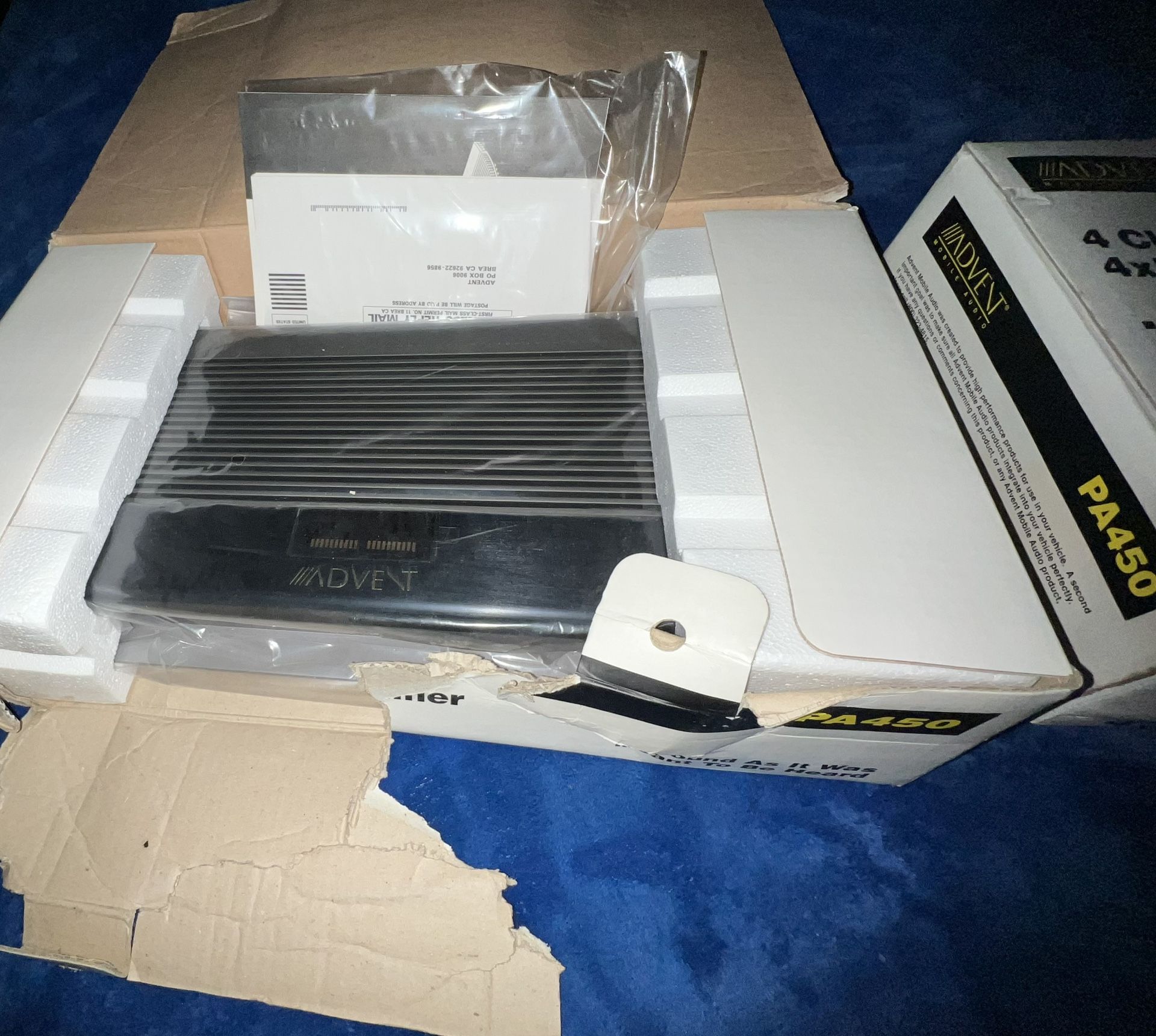 Avent Amplifier Raw Power! Vintage Car Audio (N.I.B) $100 OBO