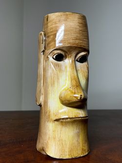 1960s Hawaii Kai Moai Tiki mug/vase