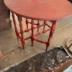 Antique Table Oval Quick Side Drop Leafs