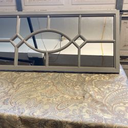 Beautiful Grey Accent Mirror