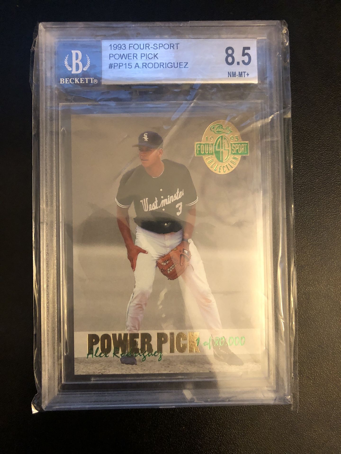 Alex Rodriguez Rookie Card BGS 8.5