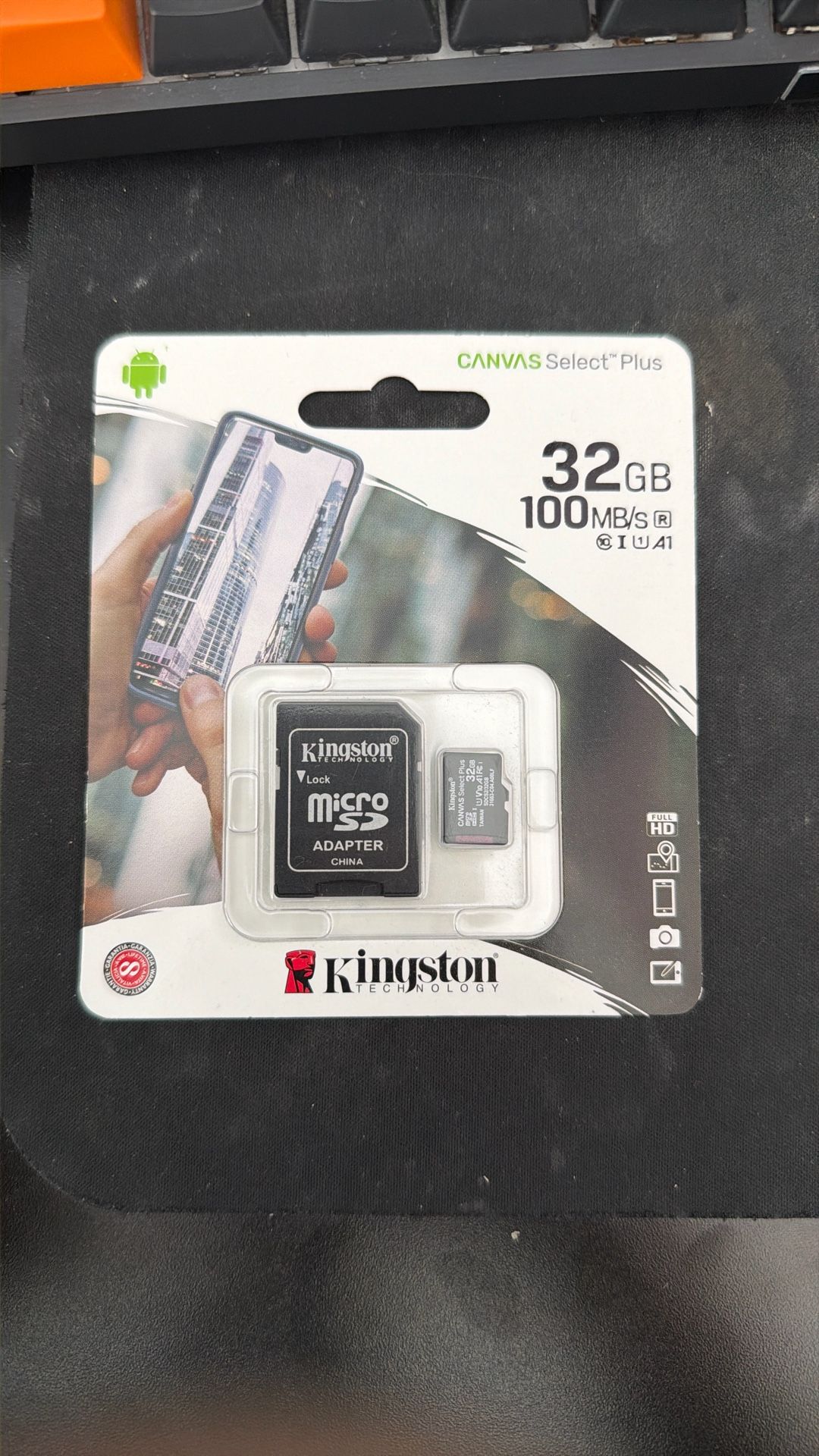 Kingston Micro SD Card W/ adaptor