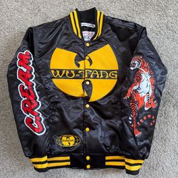 🔴Wu-Tang Jacket Size Small Tiger Style Big Logo WuTang Final Chamber Rza