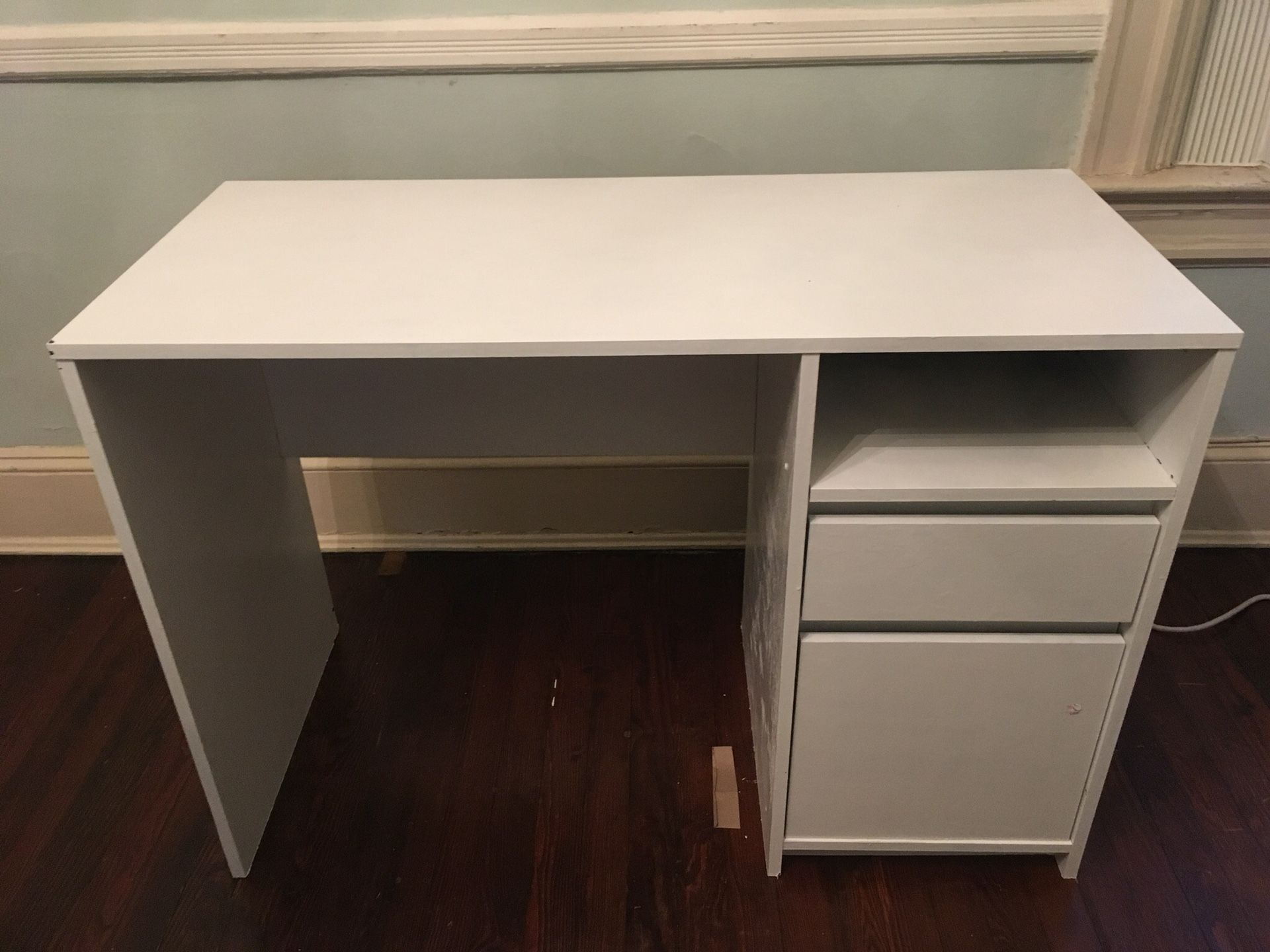 White Repainted Target Desk