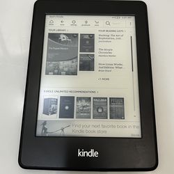 Amazon Kindle Paperwhite 6th Generation 4GB Wi-Fi 6in  w/ Charger - $25