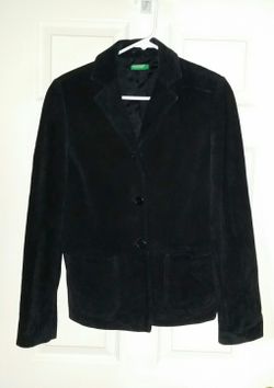 Beautiful black leather jacket