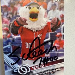 Autographed SCREECH Card 