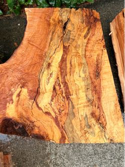 Spalted, figured, Burl Maple Wood Slabs and blocks $549 for everything