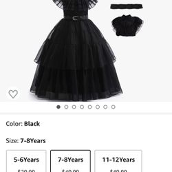 Wednesday Addams Costume 