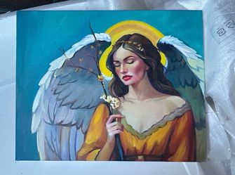 Spring Renaissance | Original Oil Painting | 16x20 Canvas Art