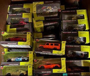 Die cast pull back cars