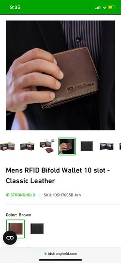 GENUINE LEATHER RFID BLOCKING WALLET