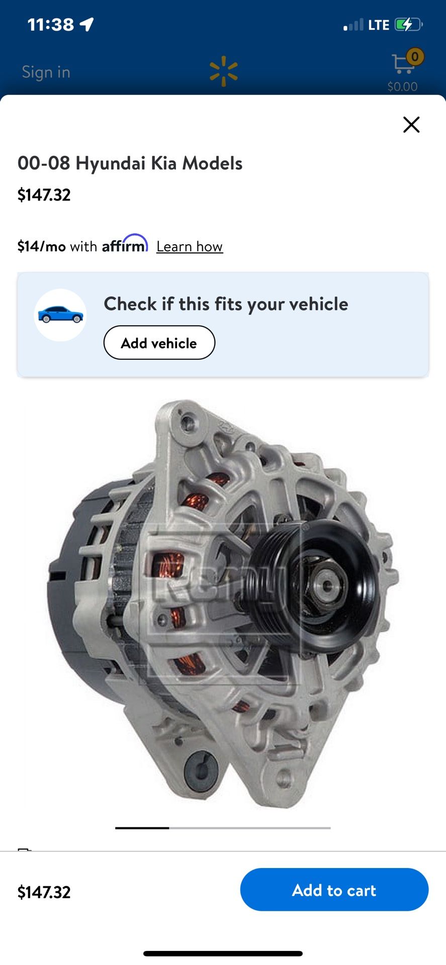 HIGH PERFORMANCE ALTERNATOR BY REMI For HYUNDAI KIAS