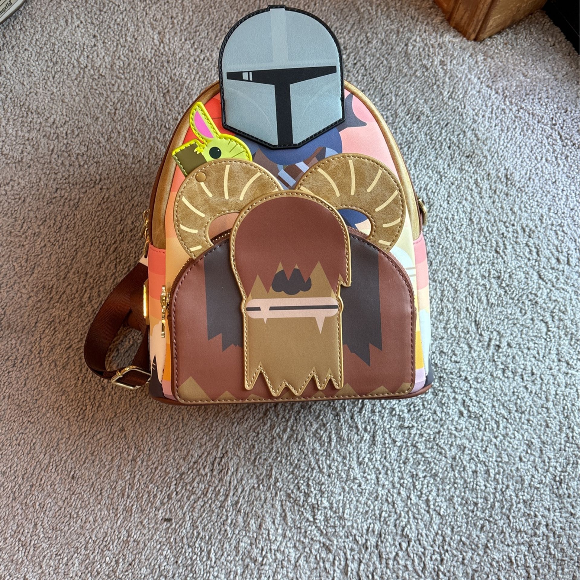 Mandalorian Baby Yoda Loungefly backpack Purse
