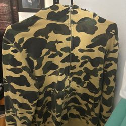 Bape 1st Camo Shark Full Zip