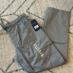 Cherokee Workwear Scrubs Men tapered Leg Drawstring Cargo Pant WW190 GRY Grey