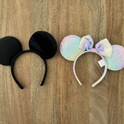 Disney Minnie & Mickey Mouse Ears | 2 Headbands