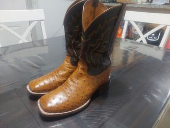 Botas de avestrus talla 91/2EE