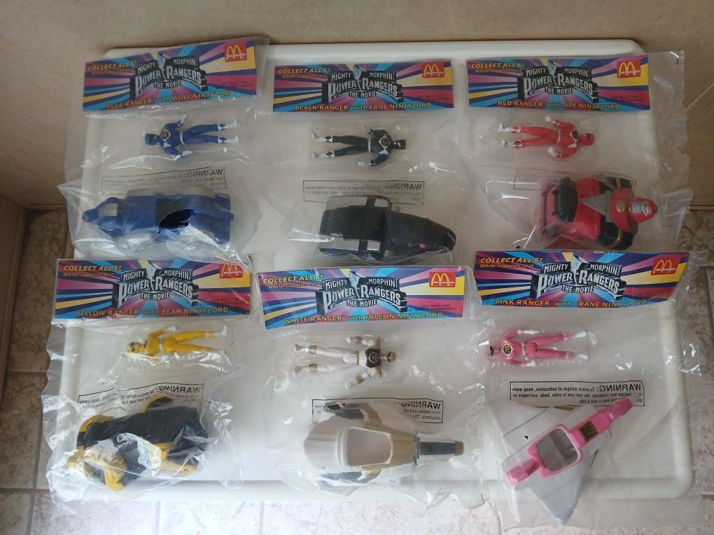 McDonald's 6pc Power Rangers Set