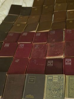 Antique Macmillan Pocket Classics Book Collection