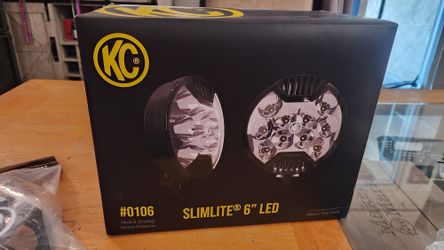 Offroad Lights 6" KC LED Set w/Stone Guards