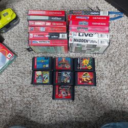 Sega Genesis Games Lot 19 Games... Retro Nintendo Super N64