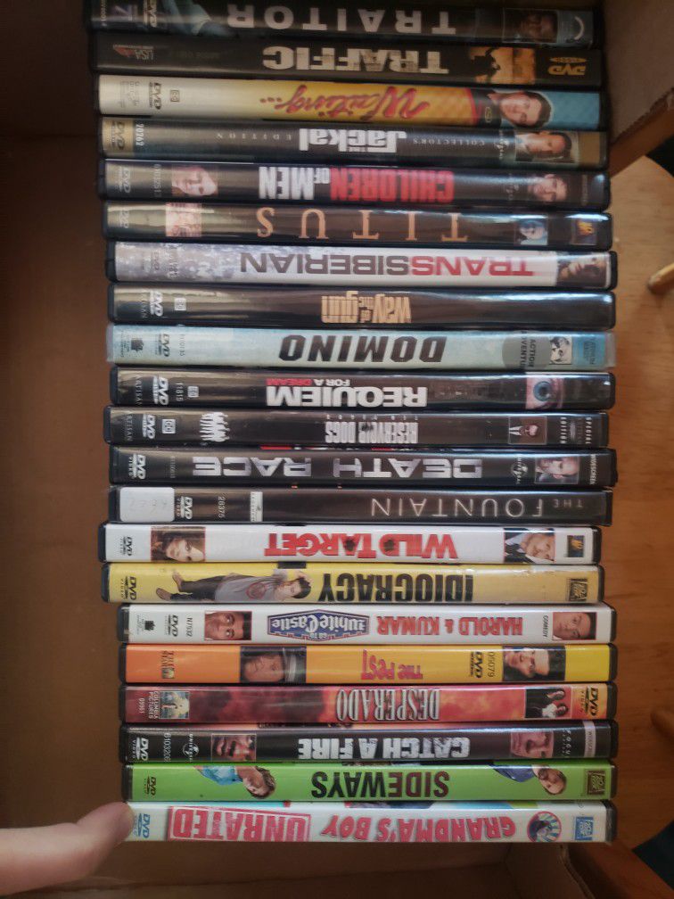 DVD Movies $1 Ea.