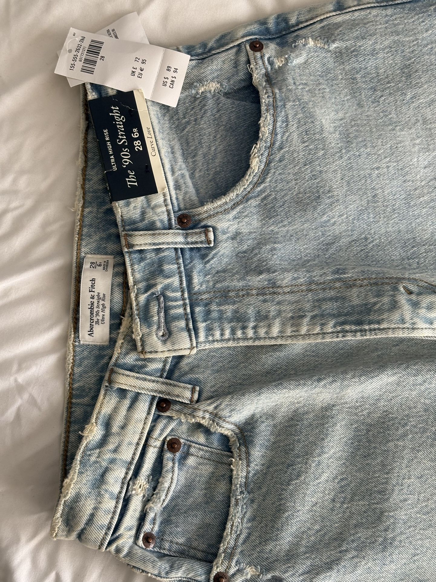 Curve Love 90s straight jean (28/6R) 