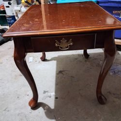 Solid Wood, Coffee Table With Drawer.