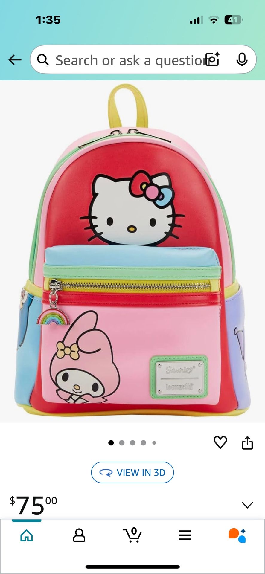 Loungefly Sanrio Hello Kitty Bag and Wallet 