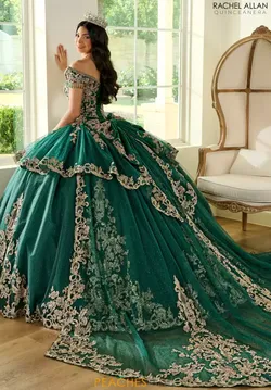 Emerald green quince dress