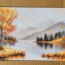 New Autumn Landscape Beautiful Wall Art 20x40in