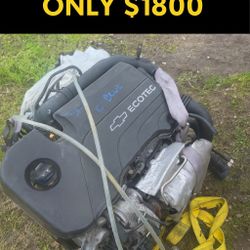 Motor +Transmission +turbo 2017 Chevrolet Cruze