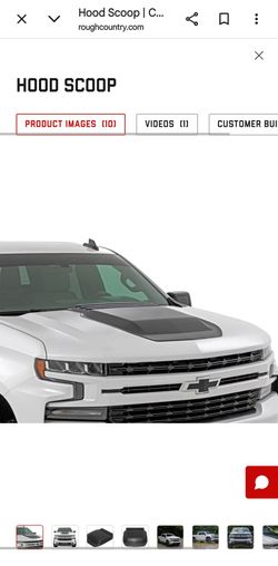 2019-2026 silverado rough country hood scoop